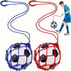 Football Kick Trainer Soccer Ball Net Kicker Fits Ball Size 3 4 5