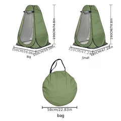 Portable Camping Toilet Tent for Beach Camping & Fishing