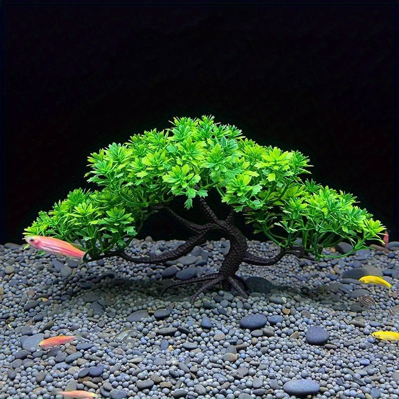 Fish Tank Simulation Tree Landscape Decoration