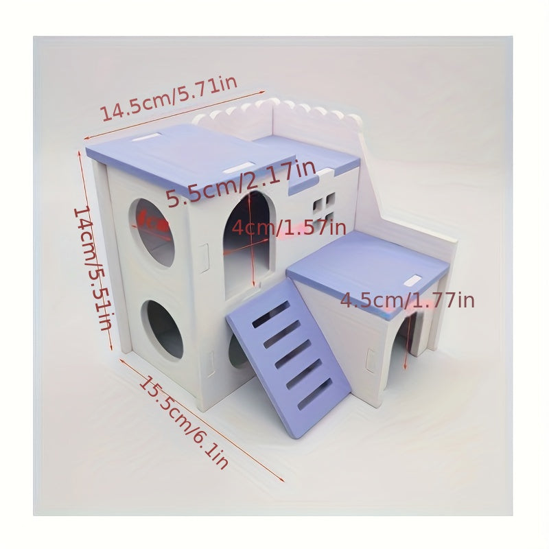 Hamster Toy Nest Seesaw Small Pet Supplies Toy Hamster Villa Hideout House