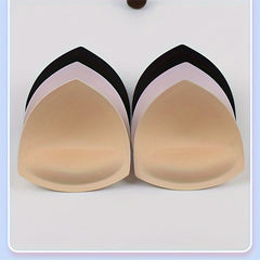 Water Drop Round Sports Breast Paste Invisible Chest Pad Support Lift Dress Yoga