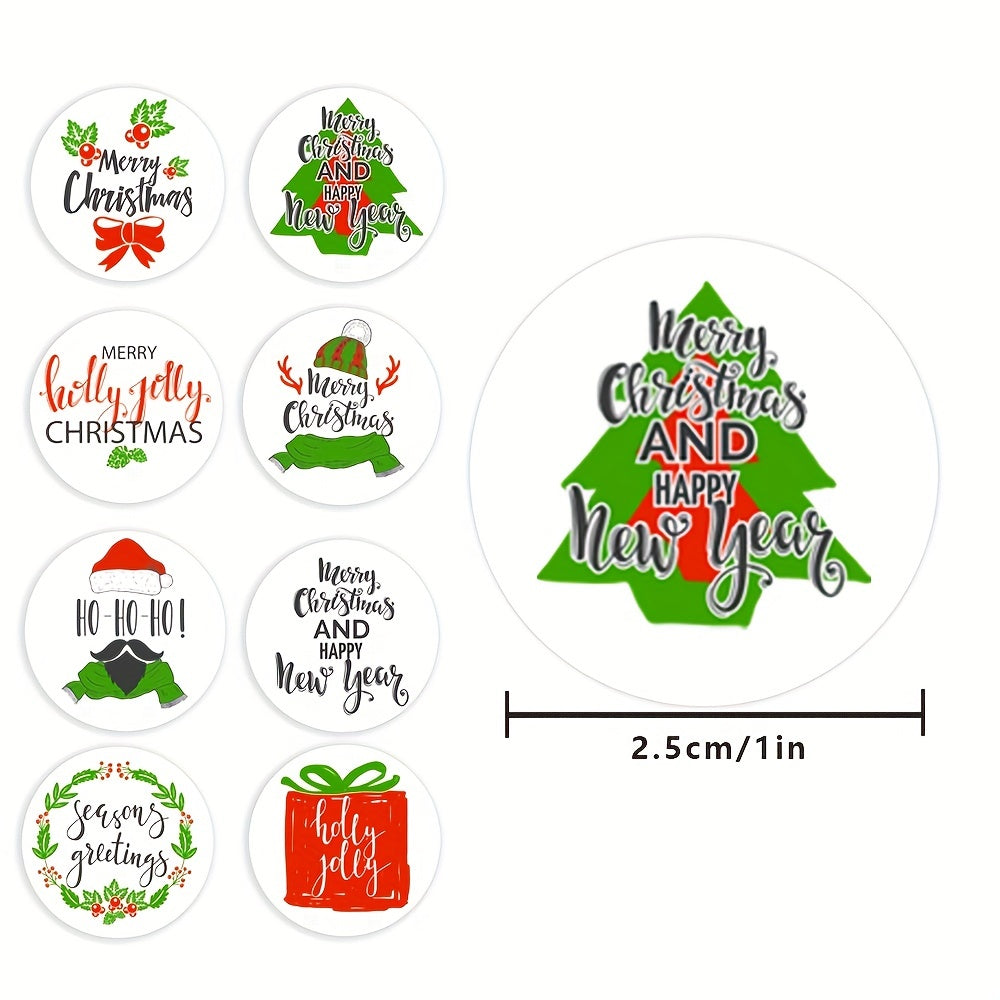 500pcs Christmas Decoration Stickers for Parties and Scrapbooking