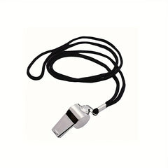 Metal Emergency Whistle With Lanyard for Outdoor Camping & Mountaineering