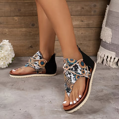 Women's Outdoor Floral Sandals Soft Sole Anti Slip Casual Shoes
