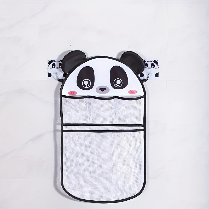 Children's Cartoon Mesh Storage Bag with 2 Hooks