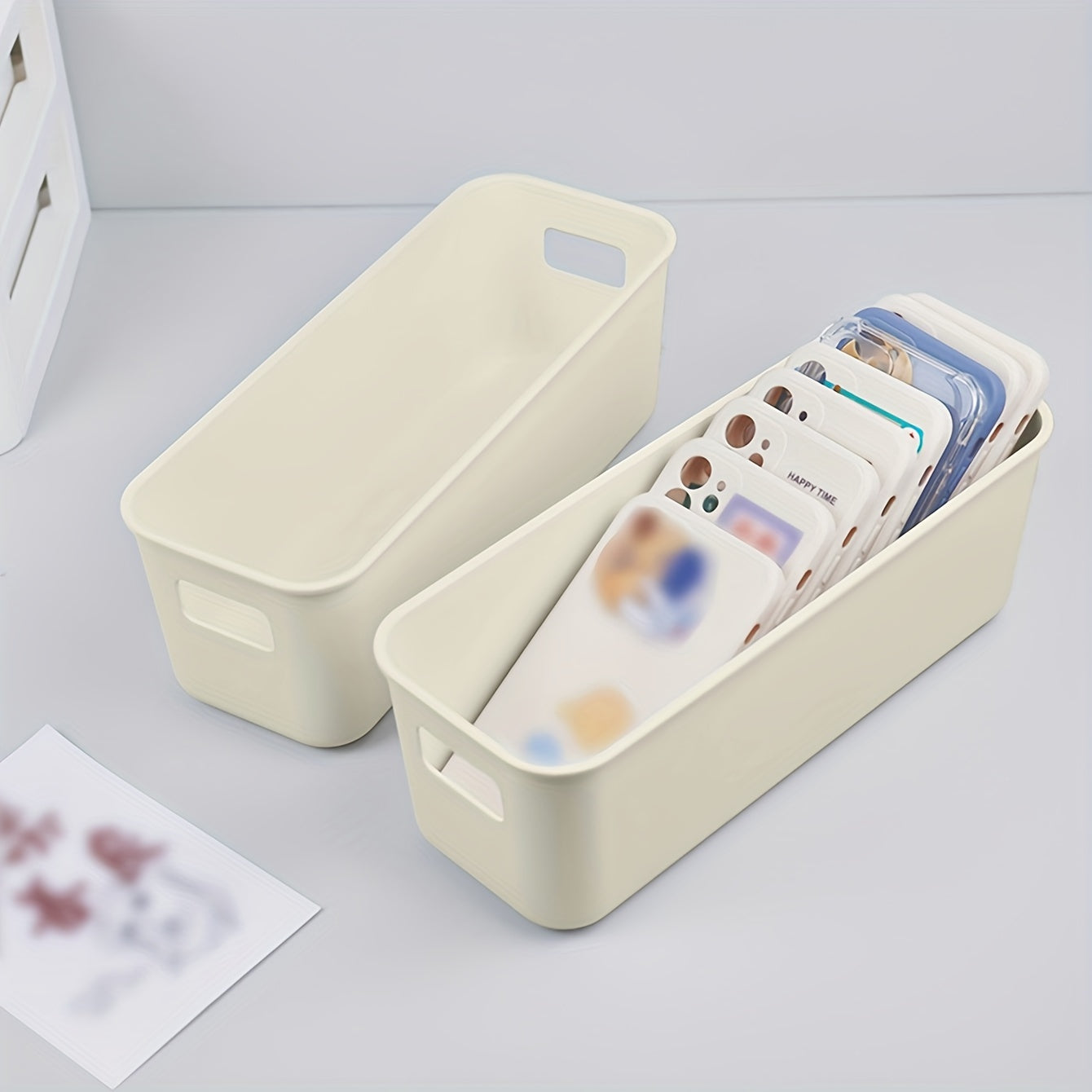 Desktop Organizer Case Large Capacity Storage Basket