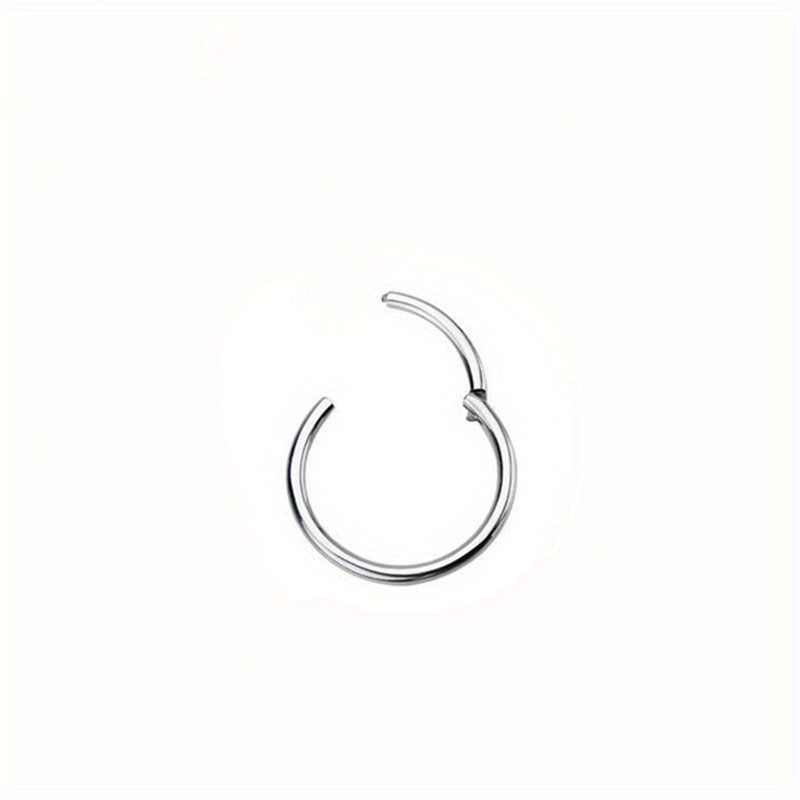 316 Stainless Steel Open Earrings Nose Lip Ring