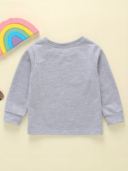 Girls Autumn Unicorn Print Pullover Top Casual Sweatshirt