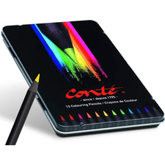 BIC Intensity Felt Tip & Conte Colouring Pencils Kit for School
