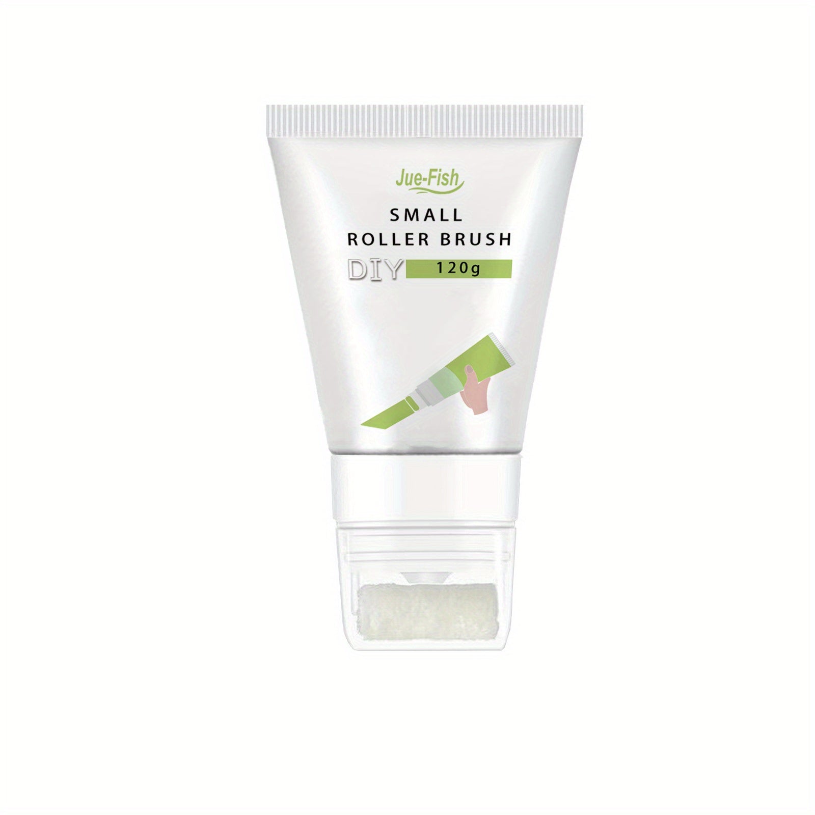 Small Rolling Brush Wall Repair Cream + Scraper - Quick Drying Patch