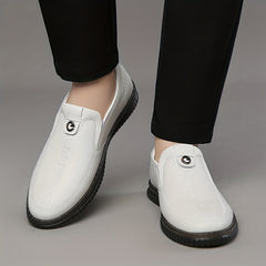 Men's Pointed Toe Loafers Slip On Flat Shoes