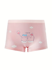 8pcs Cartoon Pattern Cotton Panties Breathable Kid's Underwear