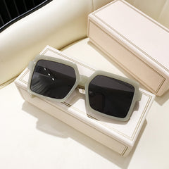 Square Oversized Sunglasses Stylish Classic Sunshade Driving Eyewear