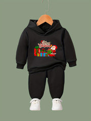 2pcs Girls Hoodies Jogger Pants Set For Sports Spring Fall Christmas Gift Boys