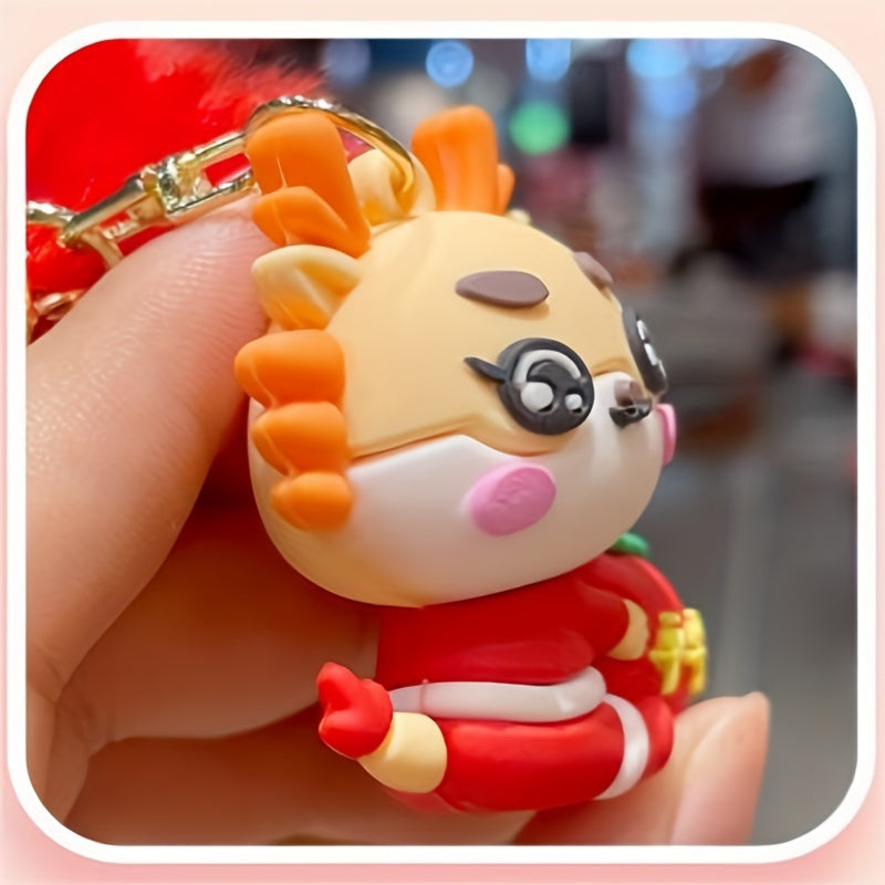 Dragon Year Chinese Style Keychain Bag Pendant Gift