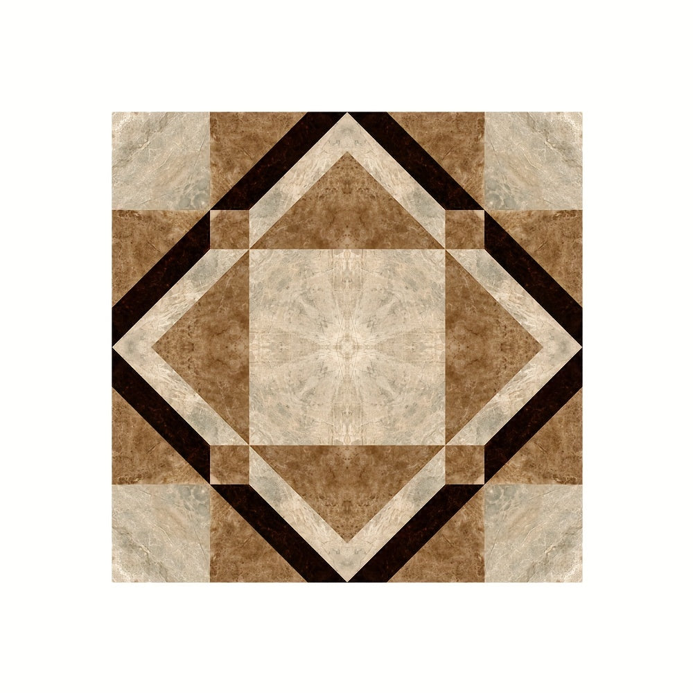 Marble European Crystal Tile Self-adhesive Wallpaper - Living Room Decoration
