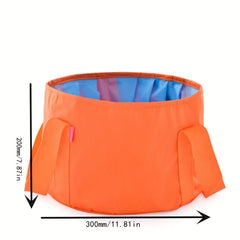 Portable Foldable Foot Washing Basin for Camping Hiking Travelling Fishing