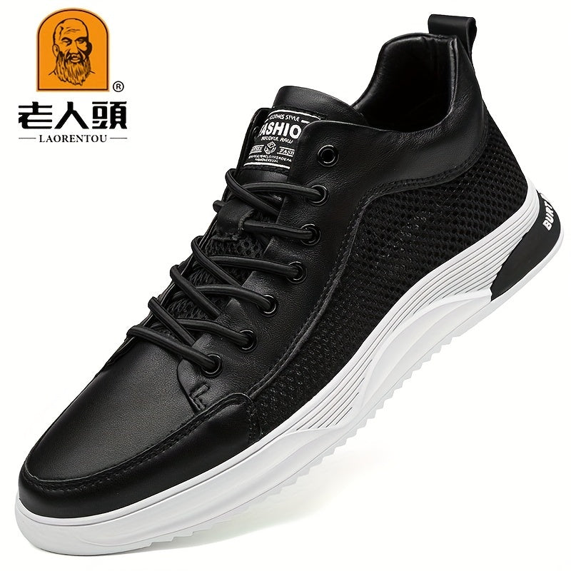 LAORENTOU Men's Skate Mesh Shoes Non Slip Sneakers