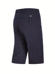 Men's Rapid Dry Pocket Cargo Shorts - Comfy Drawstring Shorts