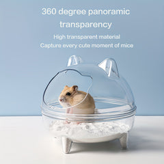 Hamster Sand Bath Bathroom Small Animal Toilet Large Space Shower Room