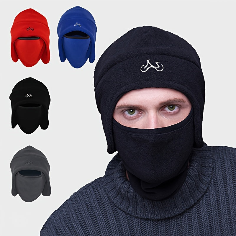 Thickened Warm Hat for Winter Outdoor Cycling Windproof Coldproof Ear Protection