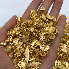 Mixed Bulk Lots Jewelry Making Charms Metal Pendants DIY Necklace Bracelet