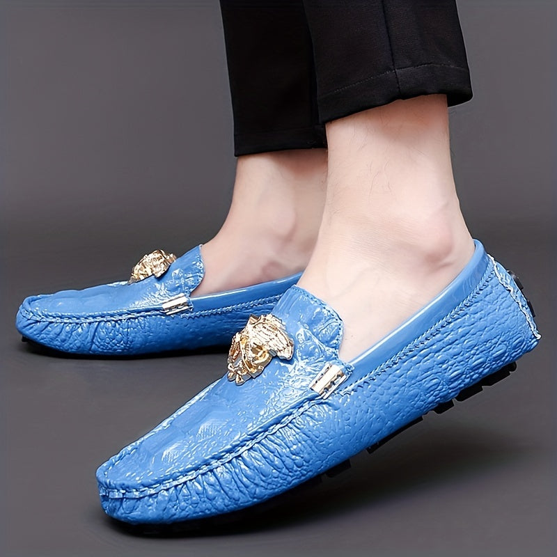 Men's Slip On Loafers Smart Casual Dress Up Walking Shoes
