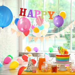 18in Multicolored Punch Balloons Party Favors Heavy Duty Punching Balloons