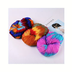 1pc Acrylic Wool Hand Knitted DIY Slipper Thread Embossed Wool 8oz