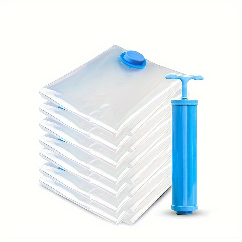5pcs Vacuum Storage Bag for Down Jacket Quilted Travel Clothing Organizer