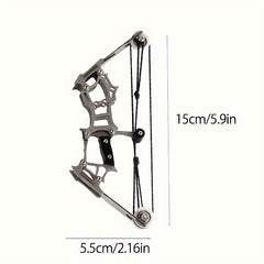 Stainless Steel Mini Bow Decompression Toy for Outdoor Activities