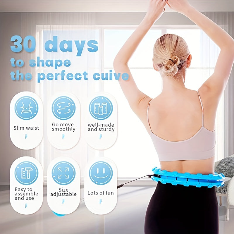 Smart Weighted Exercise Hoops Fitness Gear for Adults and Kids