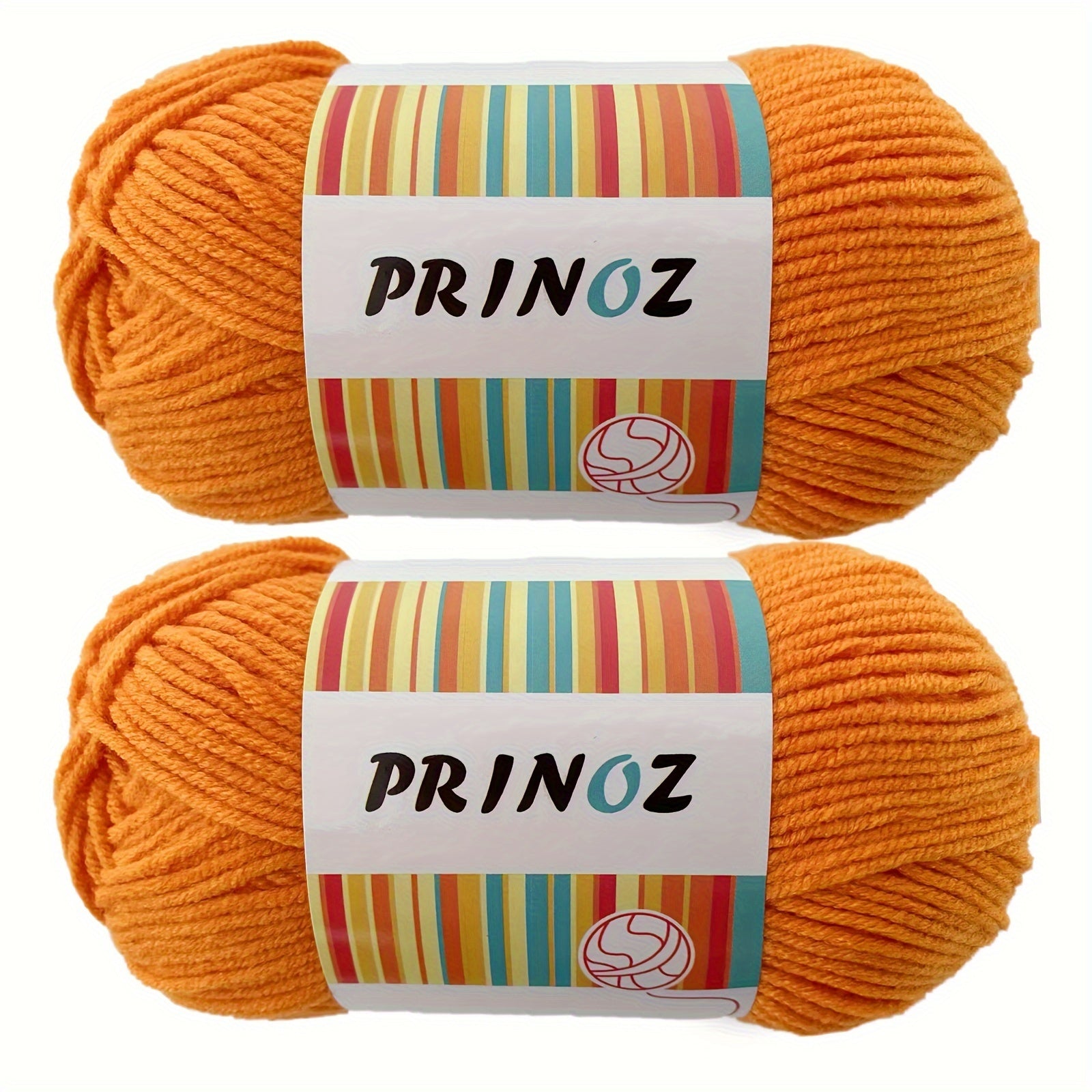 4Ply Crochet Yarn 50g 1.76oz 130m 142yd (2pcs)