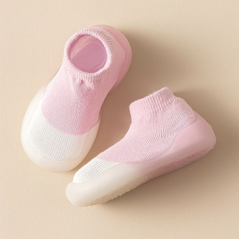 Block Floor Sock Shoes for Toddler Girls