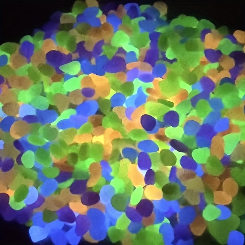 50 Glow in the Dark Garden Pebbles - Magical Garden Decor
