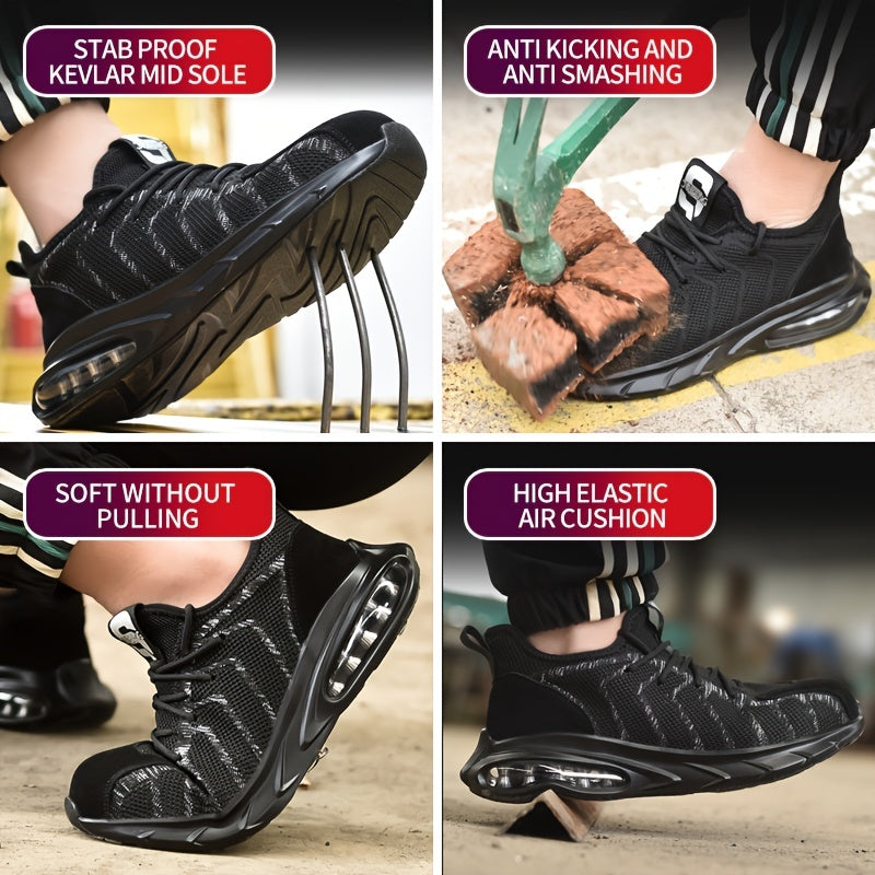CEATSAFETV Men's Puncture Proof Work Safety Shoes