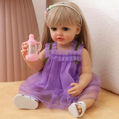 Waterproof Princess Doll with Long Hair - Ideal Gift for Kids