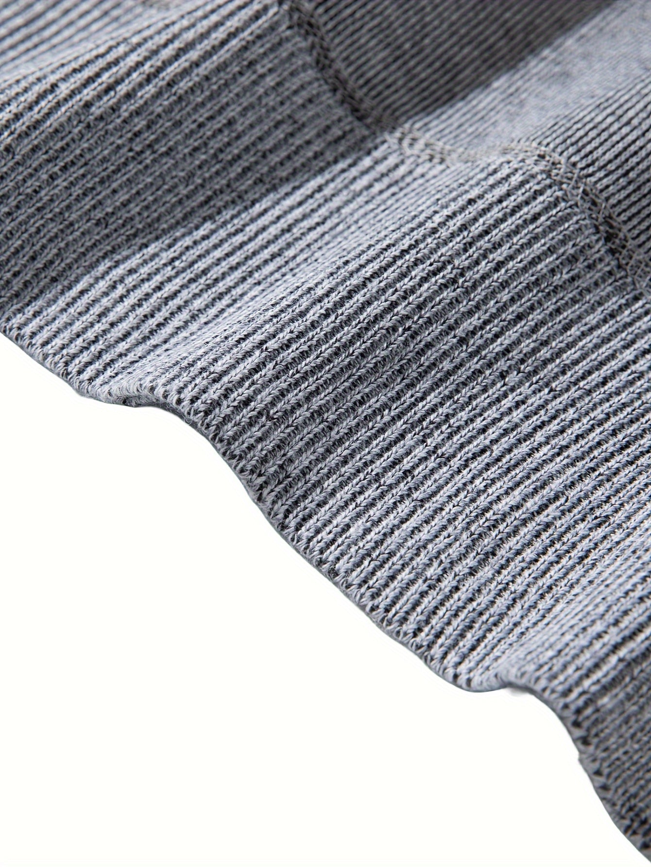 Men's Stretch Thermal Round Neck Sweater for Autumn Winter