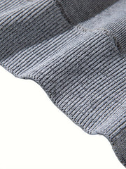 Men's Stretch Thermal Round Neck Sweater for Autumn Winter