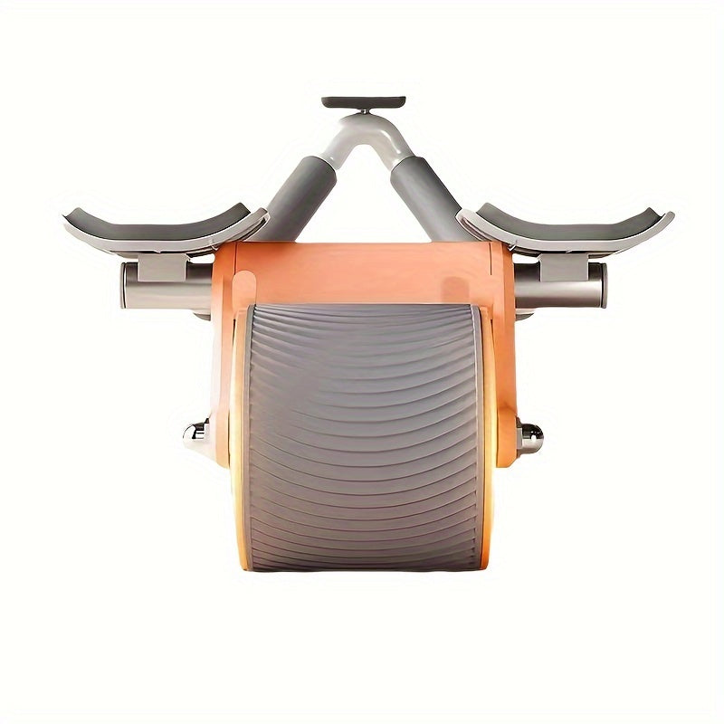 Automatic Rebound Ab Roller with Elbow Support & Phone Rack