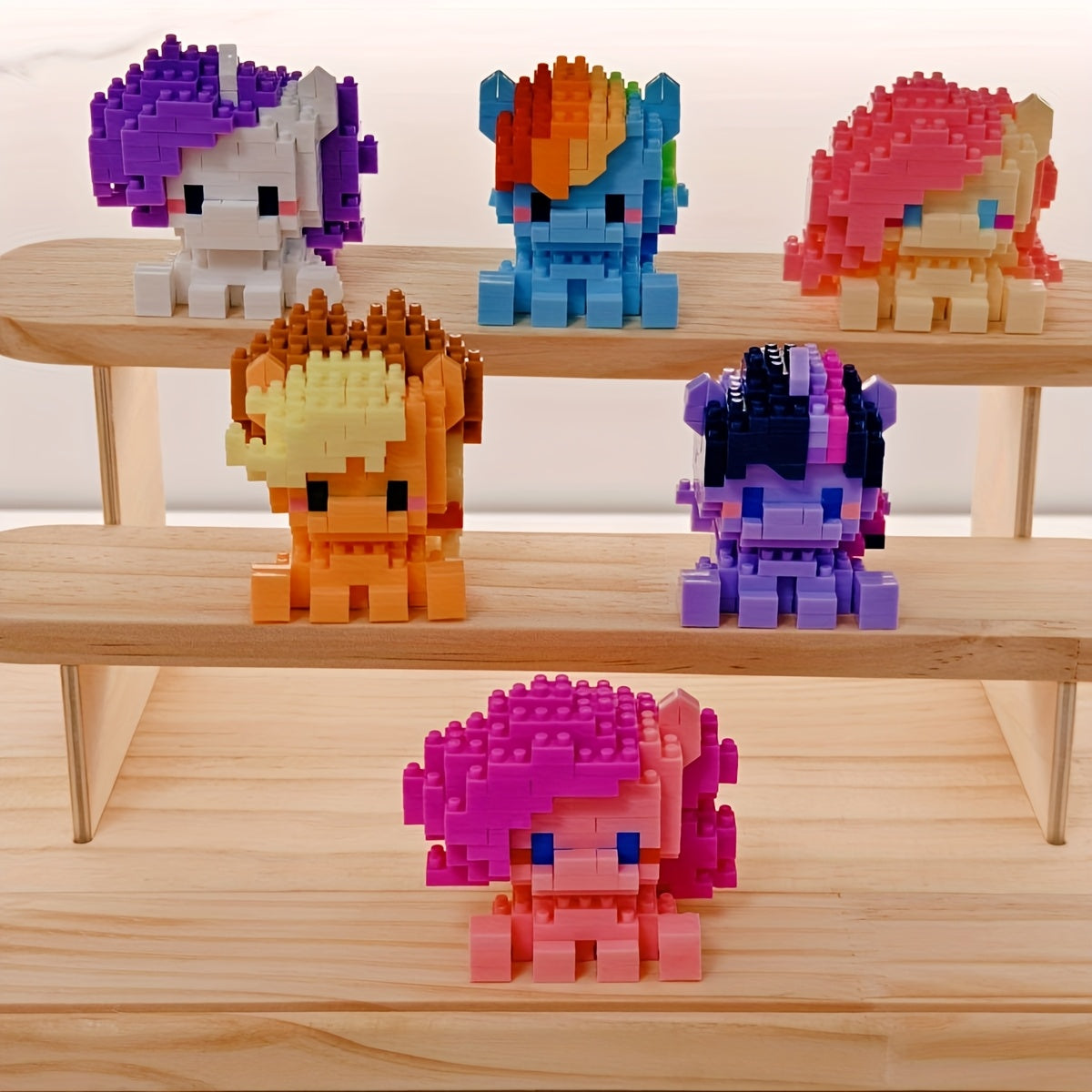 Horse Desktop Decor 3D Building Blocks for Adults - DIY Home Decoration Toy Set