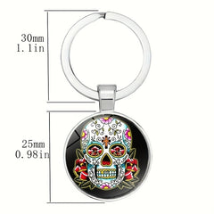 Skull Keychain Necklace Bag Charm Accessory Boys Girls