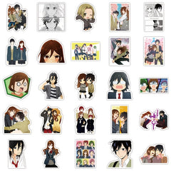 50pcs Anime Cartoon Waterproof Sticker DIY Creative Toys Phone Laptop Car