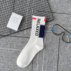 5 Pairs Men's Cotton Football Running Socks