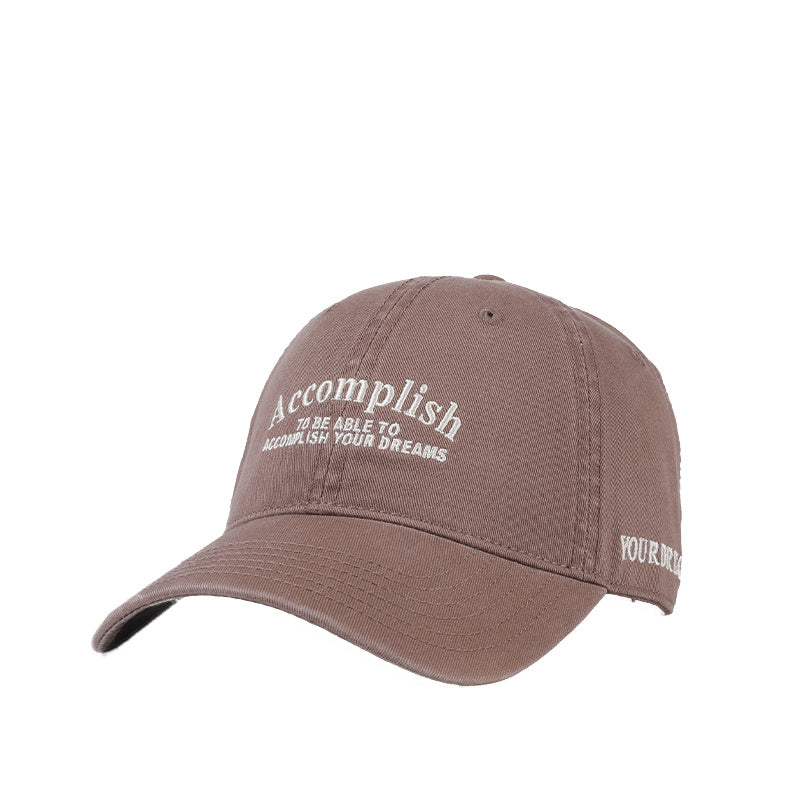 Solid Embroidery Baseball Cap Lightweight Casual Sun Hat Unisex Dad Hat