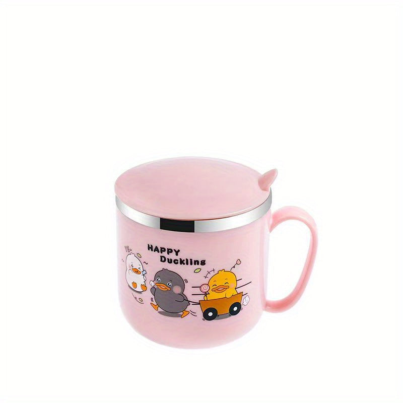304 Stainless Steel Kids' Drinking Cup with Anti Fall and Measurement Scale