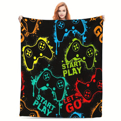 Video Games Blanket Cozy Soft Throw Blanket