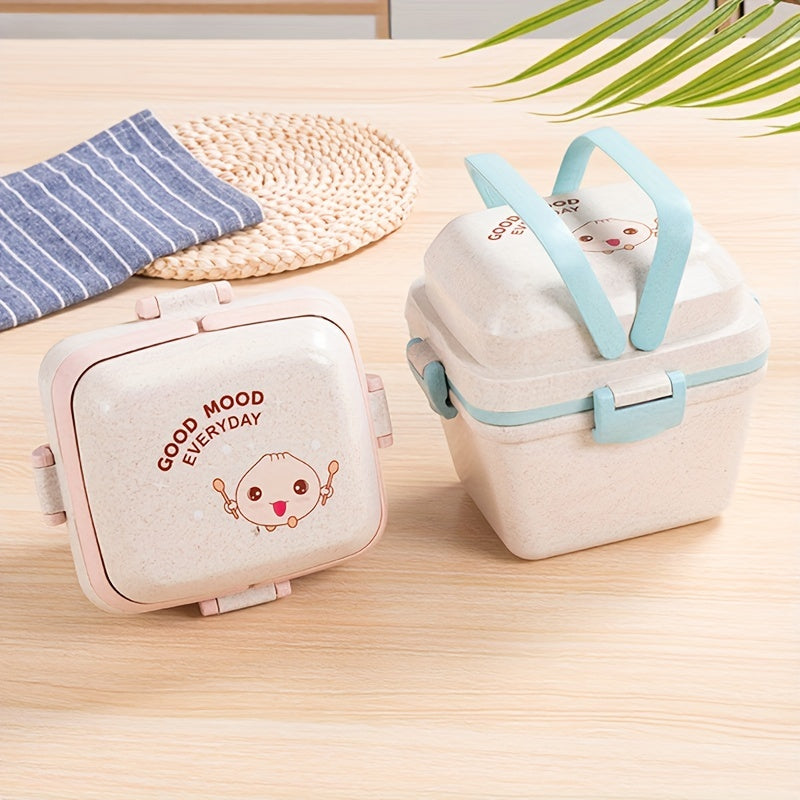Portable Three-layer Lunch Box Leakproof Bento Box
