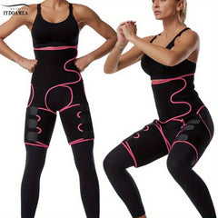3-in-1 Waist Trainer & Thigh Trimmer for Fast Weight Loss