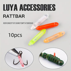 10pcs Fishing Sound Bar Rattle Tube For Soft Worm Jigs Making